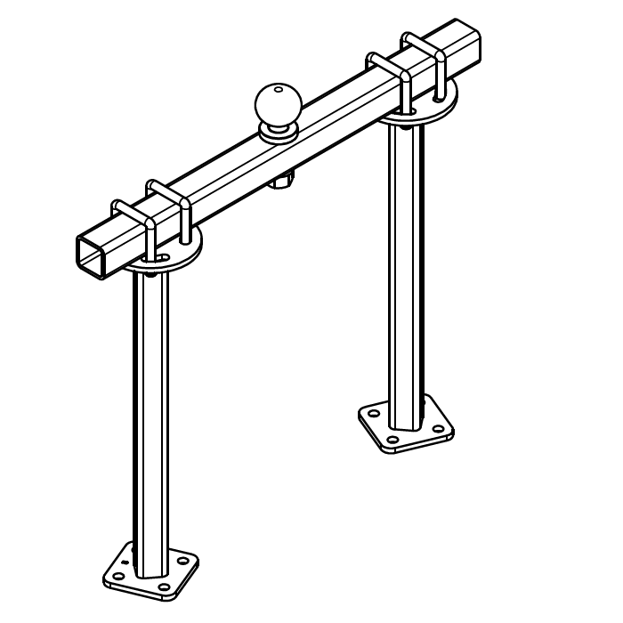 Tow Ball Mount ADAPTA-Rack
